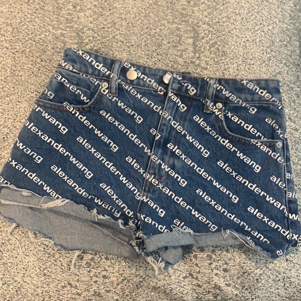 Alexander Wang Jean shorts